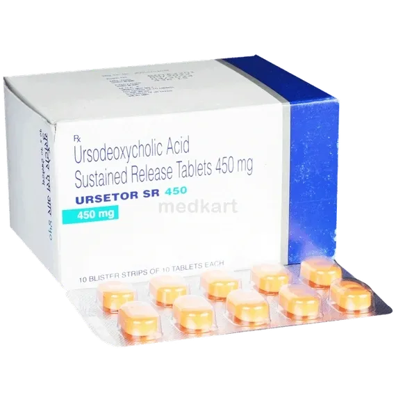 ursetor sr 450mg tablet 10's